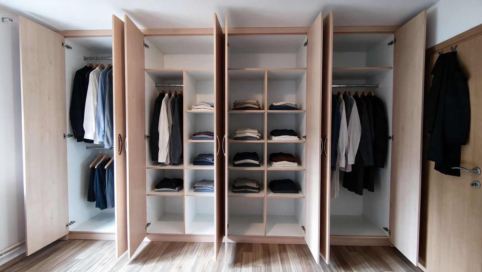 A wardrobe designed from the inside out.