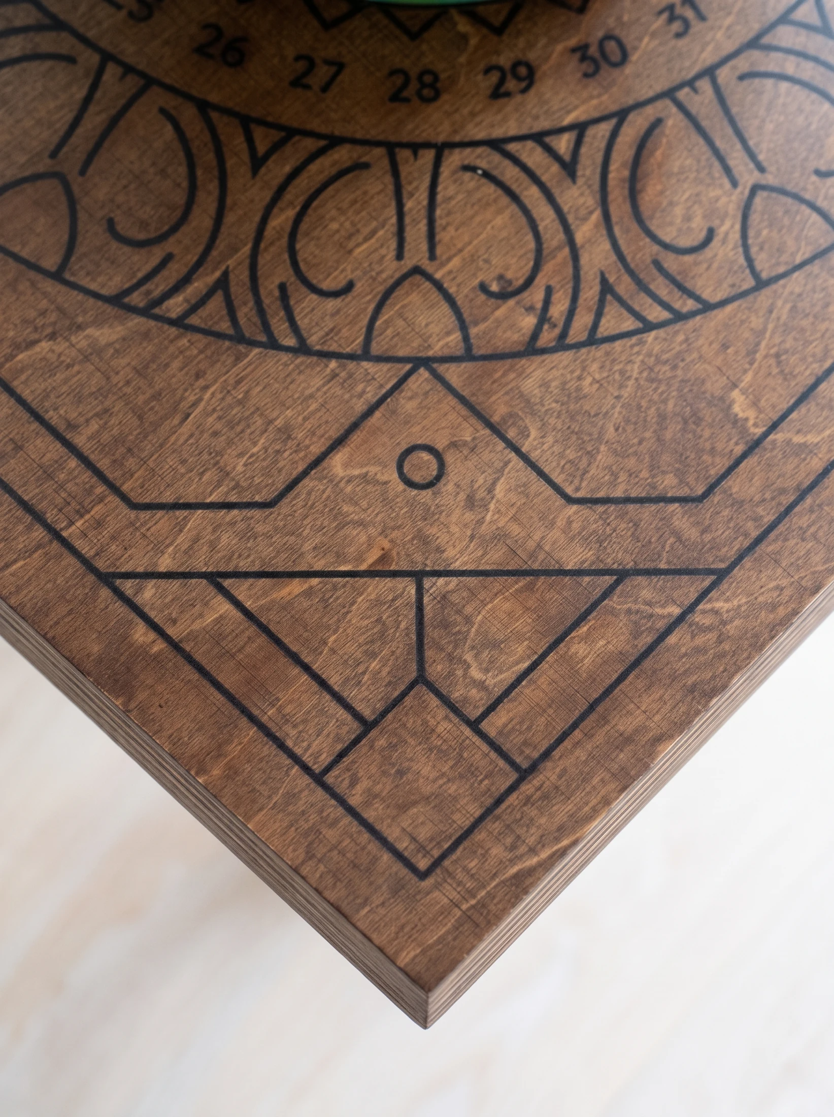 Botanical Temple — print i slojevi brezove ploče